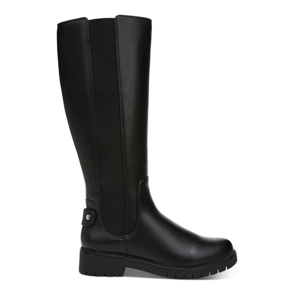 STYLE & COMPANY Womens Black Strap Gwynn Round Toe Block Heel Boots Shoes 10 M - Picture 3 of 4